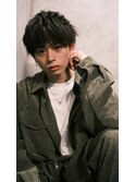 ■メンズパーマ/韓国マッシュ/アッシュブラック/暗髪元町11
