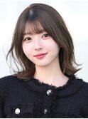 【F】ゆるふわひし形レイヤーカット20代30代40代50代◎