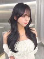 マウルルナ(MAEUL luna)&nbsp;レイヤーカット韓国ヘア　グレージュ【MAEUL luna 桔川】