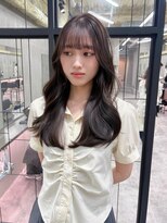 ザ パス 大名店(the path)&nbsp;グレージュ/透明感カラー/ふんわりレイヤー/オリーブベージュ