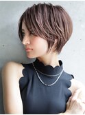 大人可愛い30代40代50代小顔◎マッシュショートボブウルフカット