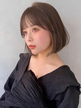 リヤン 表参道(lyann) 艶感外ハネボブ大人可愛いナチュラルカール似合わせカット