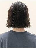 SNSで人気のくせ毛風ボブパーマ〈riko〉