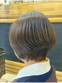 大人ショート/レイヤーカット/白髪染め