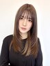 似合わせカット+インナーカラー+透明感カラー+うる艶トリートメント