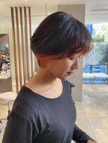 ビュートリアム 南青山(BEAUTRIUM)&nbsp;秋冬こそデザインカラー/フェザーバングマッシュショート