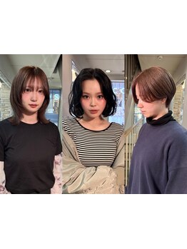 小顔みえ効果◎セットも楽々＆扱いやすいショートでイメージchange☆顔型に合わせた似合わせStyleをご提案!