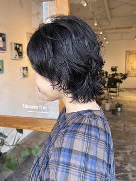 キヨイ(kiyoi) 暗髪と相性○ 　ナチュラルウルフスタイル