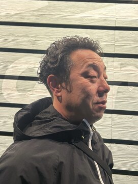 シエル ヘアアンドピース(Ciel hair peace) 渋めオールバックスパイラル