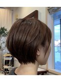 大人女性のショートボブ◎