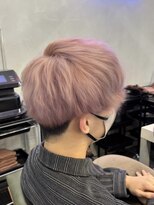 クレア バイ グレープバイン 金沢文庫(CLAIRE by GRAPEVINES) メンズ/マッシュ/ピンク/ピンクベージュ/ブリーチ/