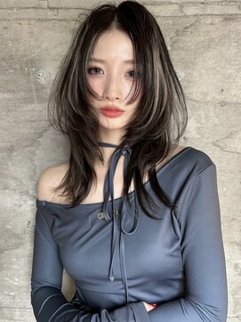 サイン 渋谷(SIGN) 韓国ヘアハッシュカットレイヤーカットブリーチ無し韓国ボブ渋谷