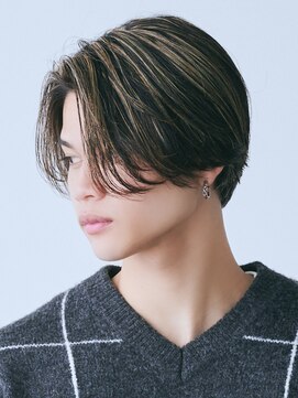 エルマーク 松山(L-MARK) ハイライト/アップバング/フェード/men's/メンズ