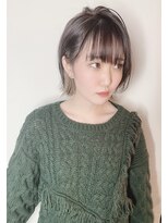 ステアケース ギンザセブン(stair:case ginza7)&nbsp;インナーカラー　グレージュ　外ハネボブ