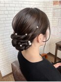 パールヘアセット　4/23