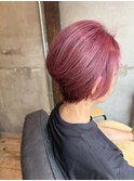 大人可愛いを叶えるピンクショート