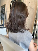 ヘアーリビング 730 宜野湾&nbsp;730 layer style レイヤーボブ/グレージュ/ハイライト