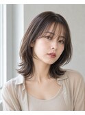 白髪ぼかし脱白髪染め似合わせショートボブ40代50代60代