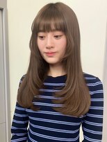 ローレンアオ(LOREN AO)&nbsp;ハッシュカット/グレージュ/デザインカラー/栄矢場町