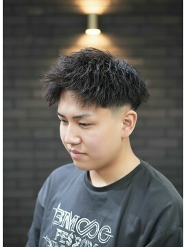 ヴェルゴ 高松店(vellgo) ラウンドマッシュ無造作ツイストパーマテーパーフェード