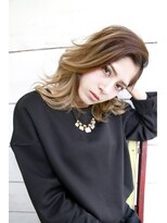 ヨッカ(YOCCA)&nbsp;セミロング＋アッシュベージュグラデ