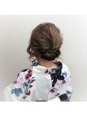 着付けとヘアーセット