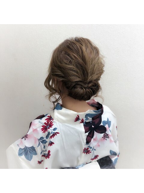 着付けとヘアーセット