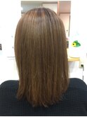 ナチュラルストレートで自然なスタイルに♪