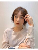 ヘアアンドメイク シークネクスト(HAIR&MAKE SeeK NEXT)&nbsp;ミニボブ×ショコラアッシュ