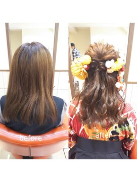 ネオリーブチノ 登戸店(Neolive cino) 【neolive cino】卒業式 ハーフアップヘアアレンジ☆