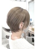 ミルクティーベージュショート