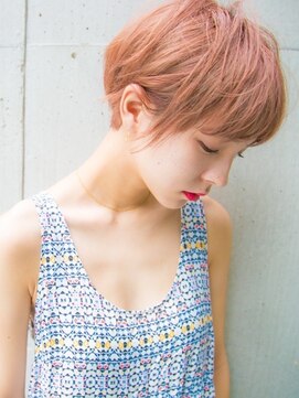 リリアン 表参道(relian) ぴんくアッシュ×ショートボブ