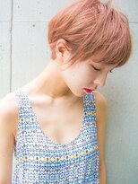 リリアン 表参道(relian) ぴんくアッシュ×ショートボブ