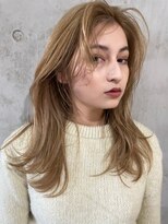 ソルトウォーター(SALT WATER)&nbsp;外国人風　キャラメルベージュ