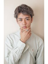 ヘアアンドリラクゼーション ヒスイ(Hair＆Relaxation HISUI) シルバーバイオレット×ツーブロック