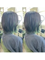ヘアーサロン リバース(Hair Salon Rebirth)&nbsp;【防府/Rebirth】グリーンインナーカラー