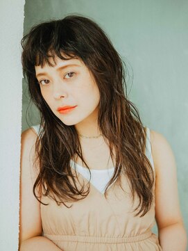 美容室チック 大島店(chic) ショートバングロングウェーブ［大島/大島駅］