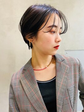アルテ(ARTE) 【ARTE】表参道/青山　耳掛けショートボブ/シースルーバング
