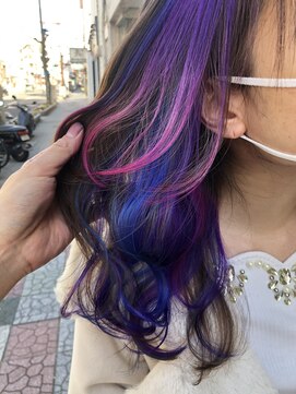 ボアップ 京橋店(boappu) #イヤリングカラー#パープル#ピンクカラー#ブルーカラー