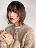 ベイルーム(BAYROOM by HONEY omotesando) 大人可愛い20代30代40代小顔レイヤーショート×ラテベージュ