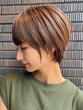 プルーヴ 秋葉原(prove) 30代40代大人女性/前髪ありショートボブ/ショートヘア/髪質改善