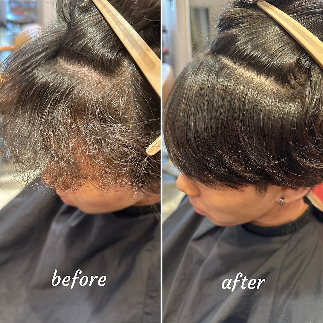 前髪酸性ストレート・ポイント縮毛矯正/男性もオススメ：L189487115