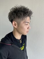 ゴットフロー(GOTTO FLOW) 2ブロック/ベリーショート/アッシュ/束感