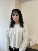 ロングヘアパーマ