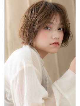 カバーヘア ブリス 志木南口駅前店(COVER HAIR bliss) オンブレハイライトゆるふわマッシュパーマ309X志木10代20代30代