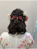 ハーフアップセット