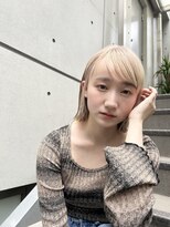 ディジョン(Dijon)&nbsp;韓国顔まわりレイヤーカットグレージュオリーブベージュブラウン