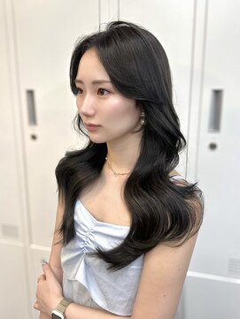 アリュウル 表参道(ALLURE) 流れるお顔周りと韓国レイヤーカット!オリーブグレージュ/KAKO