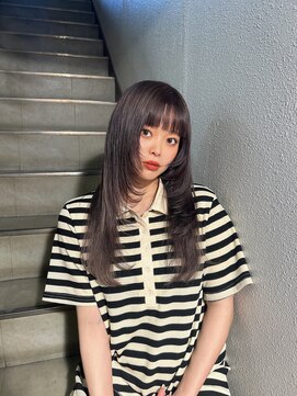 ディーボーイ 下通本店(D-BOY) 顔周りレイヤーカット / 20代レイヤー /ワイドバング