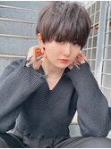 韓国風/透明感カラー/オリーブベージュ/前髪/小顔カット